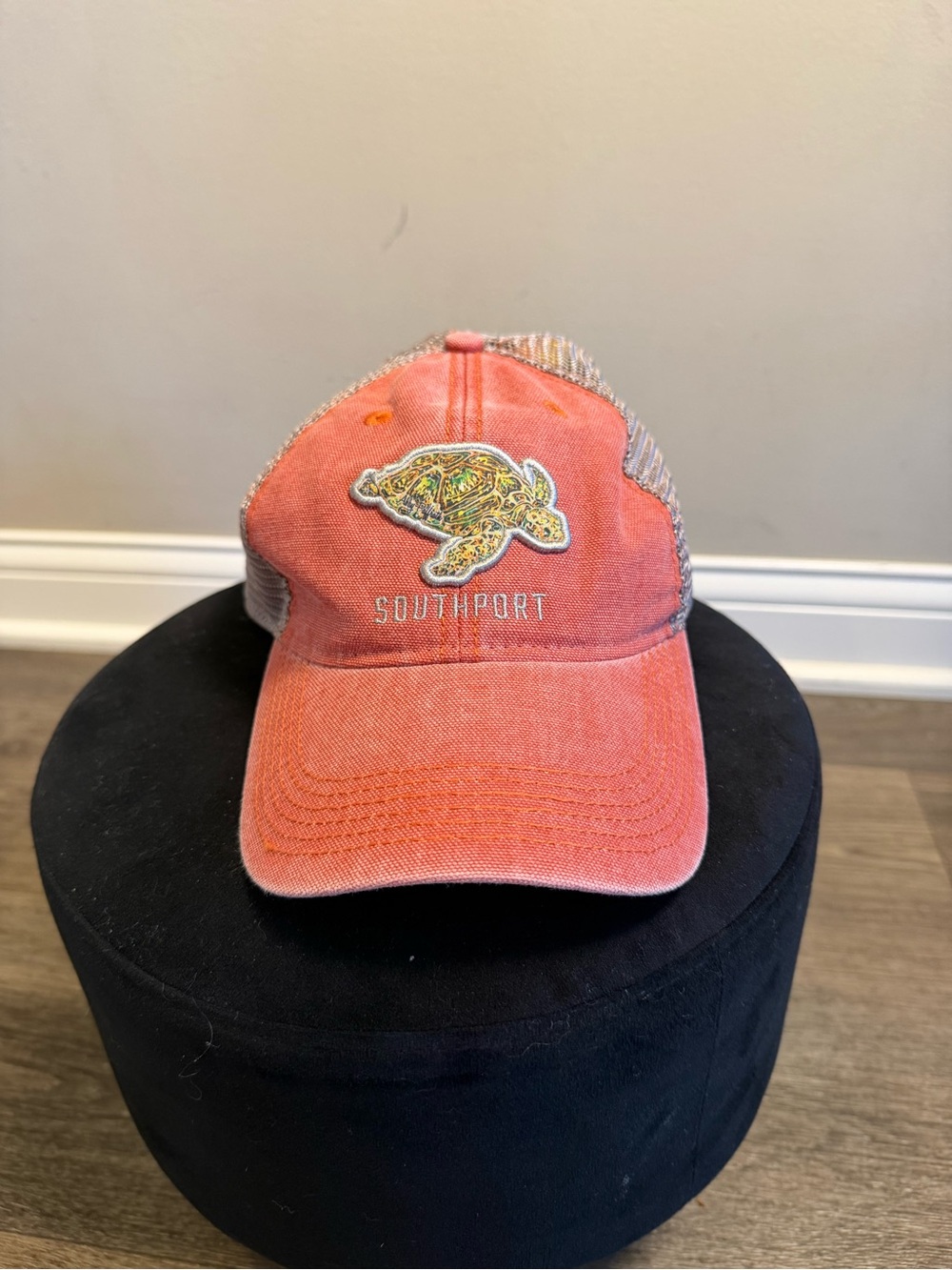 Coral Turtle Trucker Hat